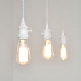 thumbnail image 3 of KAYYELAMP 1 Pcs H-Type Tracking Light White E26 Mini Base Retro Design 3.93 in Cord Pendant Lamp for Kitchen Home Farmhouse(No Bulb, Track), 3 of 7