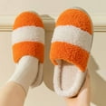 thumbnail image 5 of Vedolay Slippers Women 2023 Adults House Shoes Cute Fuzzy Bedroom Slippers Orange,37, 5 of 5
