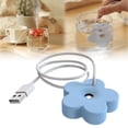 thumbnail image 2 of USB Mini Flower Humidifier Creative Cute Humidifiers Small Personal Portable Humidifier Mist Machine Fog Maker Plant Humidifier For Home Bedroom Desktop White+Blue+Red, 2 of 9