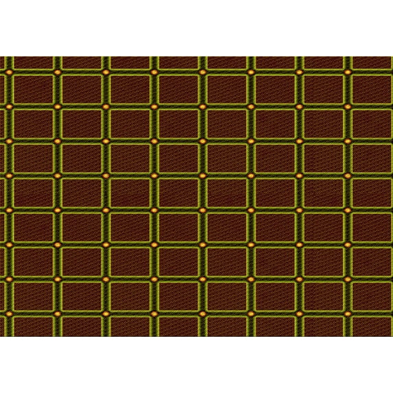 Ahgly Company Indoor Rectangle Patterned Dark Bronze Brown Area Rugs, 8' x 10'