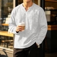 thumbnail image 2 of Awdenio Men T Shirts Oversized T Shirts for Men Women Vintage V Neck Drop Shoulder Tee Tops, 2 of 9