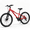 Red, variant on POVANLI 24 Inch Mountain Bike 6 Speed ​​Suspension Fork,Inflatabll Rubber Tires,Aluminum Alloy Rim,Steel Frame,Dual Disc Brake,Suitable for commuting to school and city riding,Gift(Yr 9-12)(Pink)