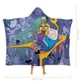 thumbnail image 2 of Adventure Time Wearable Blanket Cloak Arctic Velvet Hooded Blanket Soft Fuzzy Hoodie Blanket Cape for Adults Kids 60"x80", 2 of 8