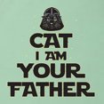 thumbnail image 2 of Cat I Am Your Father Cat Lover Ladies Racerback Tank Top, Mint, Large, 2 of 5