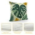 thumbnail image 4 of JRXY Tropical Leaves Throw Pillow Covers Green Palm Decorative Square Cushion Case for Home Sofa Couch Bedroom White, 4 of 5