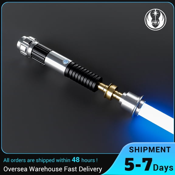 Smooth Swing Dueling Lightsaber for Adults | Pro Motion Control Infinite Color Changing 16 Sound Fonts | Heavy Metal Hilt Fx Light Sabers for Birthdays Props (Premium RGB)