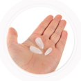 thumbnail image 3 of CHOK Stick on Short Square Clear Press Nails Manicure Kit, 3 of 8