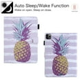 thumbnail image 5 of iPad Pro 11 Case 2020 2nd Generation, Allytech PU Leather TPU Inner Smart Cover Auto Sleep Wake Folio Flip Kickstand Full Protection Case for Apple iPad Pro 11 2nd Gen, Gold Pineapple, 5 of 7