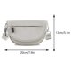 thumbnail image 1 of Bolso De Hombro De Media Luna Bolso de hombro con forma de media luna para mujer, correa ajustable, impermeable, para ejercicio de ocio, gimnasio, 1 of 5