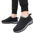 thumbnail image 4 of Women Winter Warm Snow Boots,Wide Toe Lightweight Furry Lining Thermal Winter Shoes,with Arch Support,Casual Outdoor Slip On Waterproof Hiking Short Boots, 4 of 5
