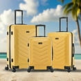 thumbnail image 6 of US ARMY FOX 3-Piece Luggage Set 20"/24"/28" Mustard, 6 of 10