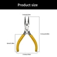 thumbnail image 5 of Lerpwige Ergonomic Antislip Handle Round Nose Pliers Light Weight For Craft Projects, 5 of 7