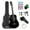 S-Black, variant on Moukey Guitar for Beginner 38" Starter Acoustic Guitars Kits with Gig Bag, Strap and Pick, Blue, EAG-100
