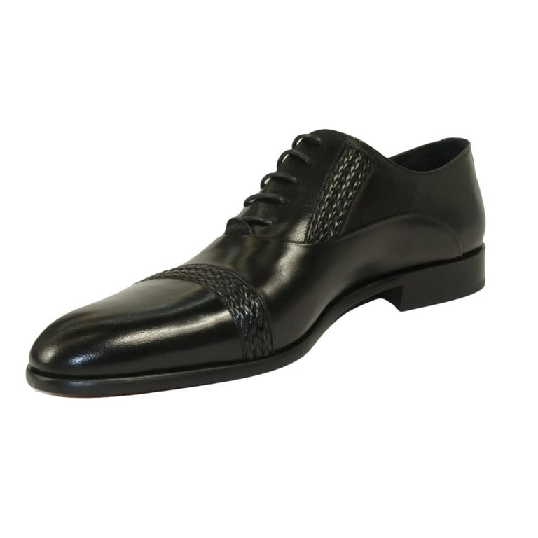 leather upper dress shoes The Jack Shoe - Navy Dress Shoes