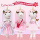 thumbnail image 5 of Muñeca bailarina con forma de unicornio de peluche con bolsa de transporte y acceso., 5 of 7
