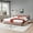 Pink Foam, variant on LHSHID King Chenille Upholstered Bed with Headboard and Drawer, Beige
