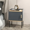 thumbnail image 4 of Costway Table de Chevet Table d'Appoint avec Porte Armoire pour Salon Chambre, 4 of 10