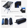 thumbnail image 2 of Beach Chair Portable Folding Moon Chair Camping Outdoor Chairs Fishing Chair, 2 of 5