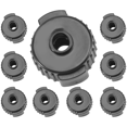 thumbnail image 3 of 18Pcs ABS Drum Set Quick Release Nuts Cymbal Quick Assembly Drum Replacement Accessories, 3 of 8