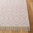 thumbnail image 3 of SAFAVIEH Montauk Lars Geometric Cotton Area Rug, Pink/Ivory, 4' x 6', 3 of 8