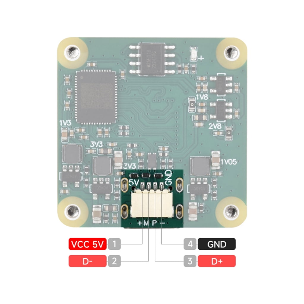 12MP USB Webcam IMX378 Sensors Distortion Lens 30fps Plug&Play for Live Streaming Video Calls