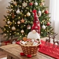 thumbnail image 4 of Eolstice Christmas Candy Basket, Faceless Gnome Doll Woven Small Treat Basket, Tabletop Centerpiece, Holiday Party Home Kitchen Decor, Gift, 4 of 6