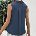 thumbnail image 6 of Women Sleeveless Tops for Work, Blouses for Women Dressy Casual Golf Shirts for Women Dry Fit Womens Sleeveless Tunic Tops Dressy Casual Beach Shirt Sunshine White, 6 of 6