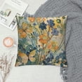 thumbnail image 2 of HENGT Painted Flowers Pillow Covers Floral Art Decorative Pillow Cases Outdoor Rustic Couch Cushions Cover Throw Pillow Covers for Sofa Bed Furniture-Butterfly Dragonfly, 2 of 5