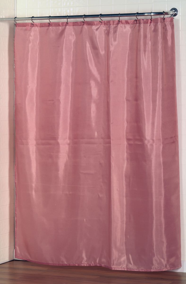 Splash Collection by Ben&Jonah 100 Polyester Fabric Shower Curtain Liner With Weighted Bottom