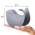 thumbnail image 5 of Bath Spout Cover, Bathtub Tub Faucet Cover - Kids Bathroom Accessories Protector for Baby - Soft Silicone - Gray Sea Lions, 5 of 7