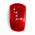 thumbnail image 3 of Red Carbon Fiber Center Console Gear Shift Knob Cover For Nissan Gtr R35 2008-16, 3 of 9