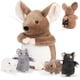 thumbnail image 1 of Juego de juguetes de peluche genérico para momia rata grande de 14 pulgadas con 4 ratones bebés, 1 of 7