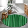 thumbnail image 3 of Small Round Rug 3Ft Washable Non-Slip, Retro Green Circle Area Rugs for Living Room Bedroom, Vintage Rustic Plants Trees Lines Pattern Indoor Floor Mats Carpet Runner for Home Decor, 3 of 8