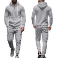 thumbnail image 6 of Men's Tracksuits 2 Piece Outfit Casual Athletic Sweatsuit Full Zip Pullover Long Sleeve Running Sport Outfits Jogging Tracksuit Mens, 6 of 8
