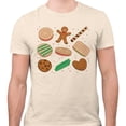 thumbnail image 2 of Christmas Cookie Grid Shirt Unisex Small Natural, 2 of 5