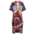 thumbnail image 4 of Lotus Guidance-vestido holgado con bolsillos para mujer ropa de noche para niña, 4 of 6