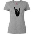 thumbnail image 3 of Inktastic Rocker Horns Women's T-Shirt, 3 of 5