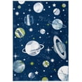 thumbnail image 2 of SAFAVIEH Carousel Kids World of Planets Area Rug, Navy/Ivory, 6'7" x 9', 2 of 11