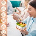 thumbnail image 3 of Sutowe 6Pcs Stainless Steel Small Snack Container Good Sealing Salad Dressing Container Easy Access Food Storage Box Stackable for School, 3 of 8