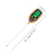 thumbnail image 3 of 4 in 1 Soil Meter Inspection Temperature/Soil /PH Meter/Sunlight Intensity/Environment Humidity Soil Test Meter for Gardening Farming Indoor and Outdoor Pl, 3 of 8