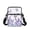 Butterfly Flower Pattern, variant on Polyester Crossbody Cell Phone Purse with Zipper Pockets, Lightweight Shoulder Messenger Bag for Daily Running and Casual Use