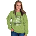 thumbnail image 2 of Wisconsin Cute State Flower Souvenir Women Crewneck Sweatshirt Brisco Brands 5X, 2 of 2