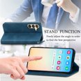 thumbnail image 6 of Dteck Shockproof Case for Samsung Galaxy S24, Magnetic PU Leather Flip Back Cover Foldable Cover Card Holder Slot Stand for Galaxy S24 5G,Blue, 6 of 6
