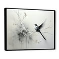 thumbnail image 2 of Designart "Minimalist Birds Of Paradise On Floral Limb IV" Birds Of Paradise Floater Framed Canvas Wall Art, 2 of 5