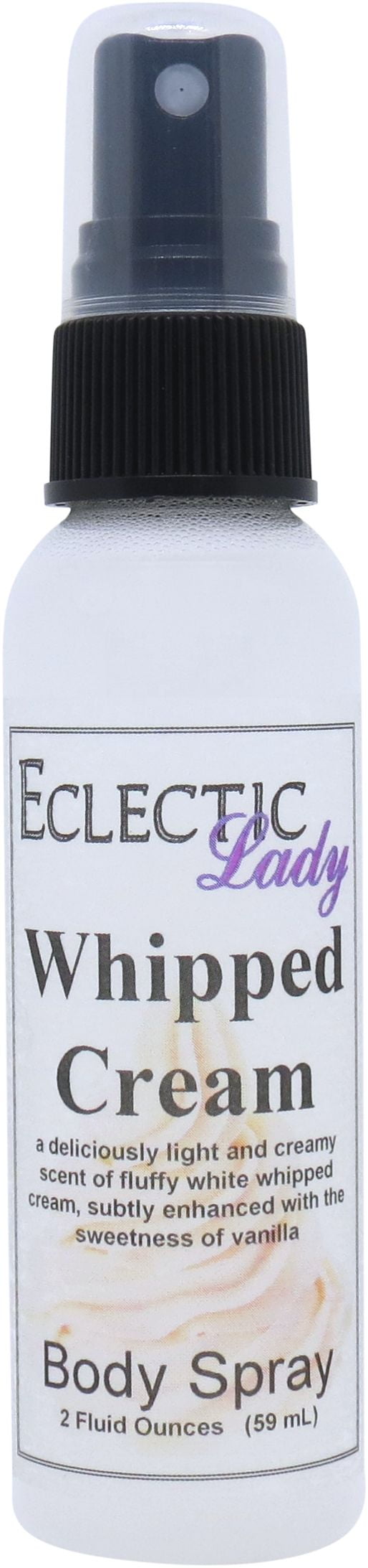 Whipped Cream Body Spray, Eclectic Lady, Hydrating Mist, Unisex, 2 oz