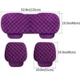 thumbnail image 2 of Juego de tres piezas Diamond purple - Cojín para asiento de coche Xemadio LKX-0235-5, 2 of 6