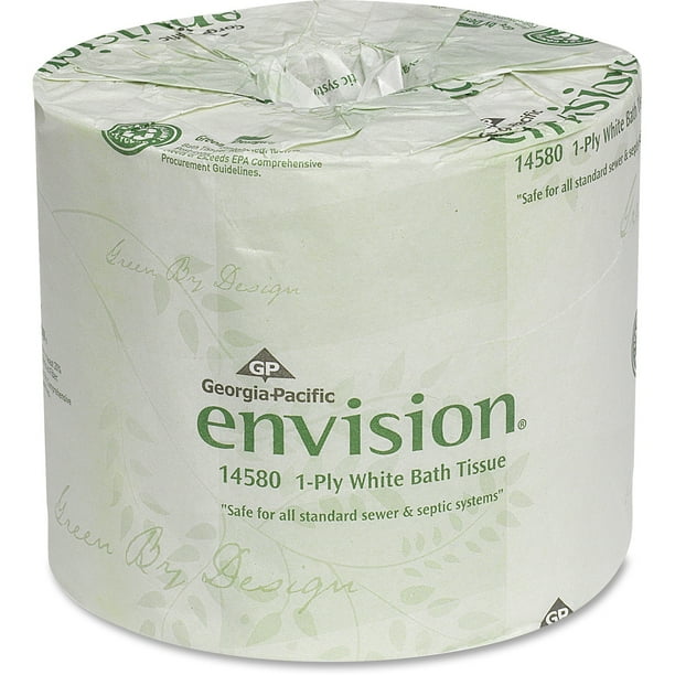 Envision Standard Roll Toilet Paper by GP Pro, White, 80 / Carton