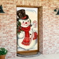 thumbnail image 5 of Christmas Door Decoration Door Cover Hanging Cloth Holiday Party Layout Scene Background Cloth, 5 of 5