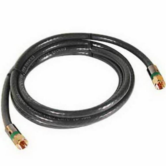 DH6QCR 6 ft. Black Quad Coax Cable