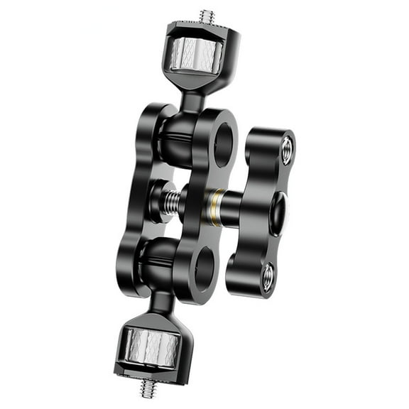 Low Center Gravity Tripod Panoramic Ball Head with Quick Release Plate – 720° Panoramic Rotation, Dual Openings, CNC Aluminum Alloy Mount for DSLR & Mirrorless Cameras